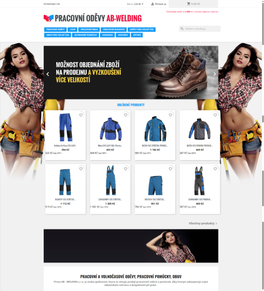 Historický e-shop AB-Welding