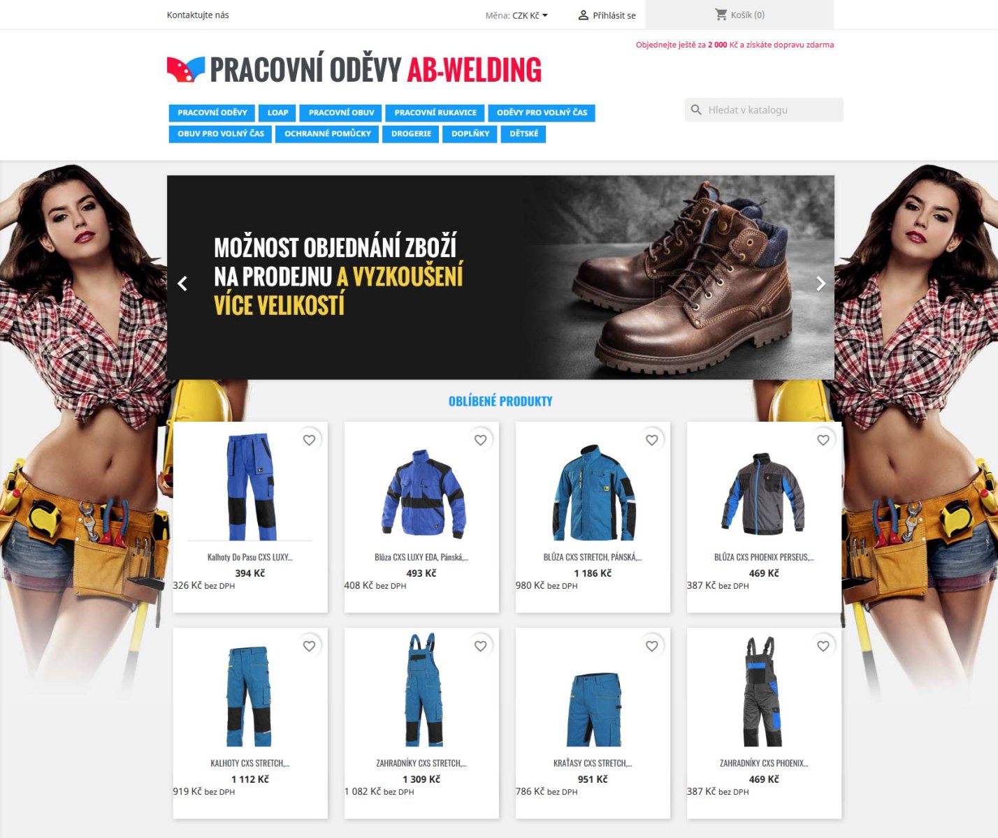 Pracovní oděvy AB-WELDING