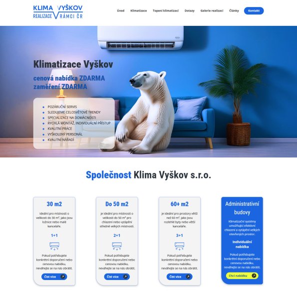 WEB Klima Vyškov
